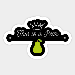 This is a Pear Sticker